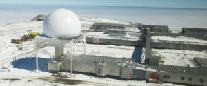 The Department of National Defence' North Warning System radar site.